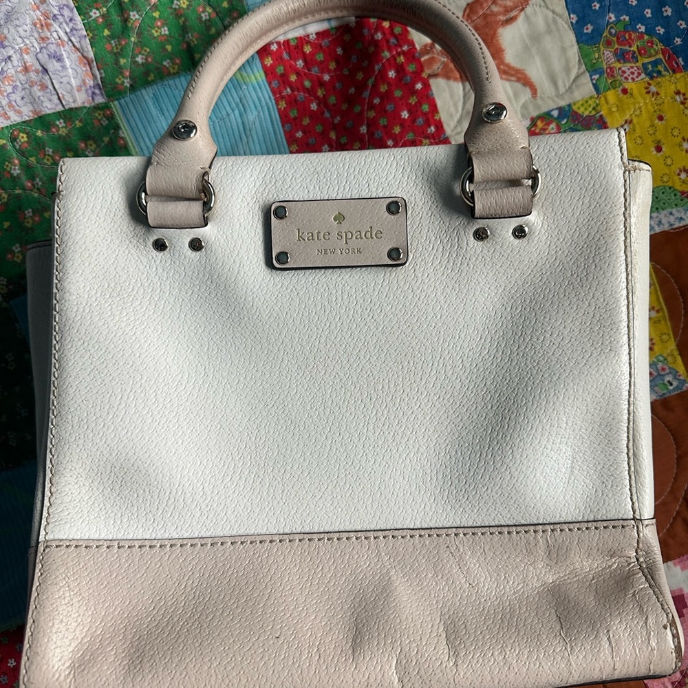 Kate Spade White and Beige Women's Bag